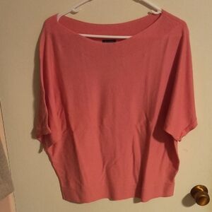 Talbots Coral Lightweight Short Sleeved Sweater
